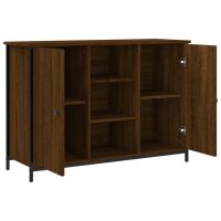 vidaXL Sideboard Braun Eichen-Optik 100x35x70 cm Holzwerkstoff