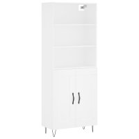 vidaXL Highboard Weiß 69,5x34x180 cm Holzwerkstoff