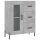 vidaXL Highboard Betongrau 69,5x34x180 cm Holzwerkstoff