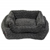 Jack and Vanilla Haustiersofa Softy XS 50x43x17 cm Rosette Grau