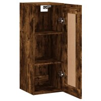 vidaXL Wandschrank R&auml;uchereiche 34,5x34x90 cm Holzwerkstoff