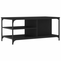 vidaXL Couchtisch Schwarz 100x50x45 cm Holzwerkstoff