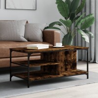 vidaXL Couchtisch R&auml;uchereiche 100x50x45 cm Holzwerkstoff