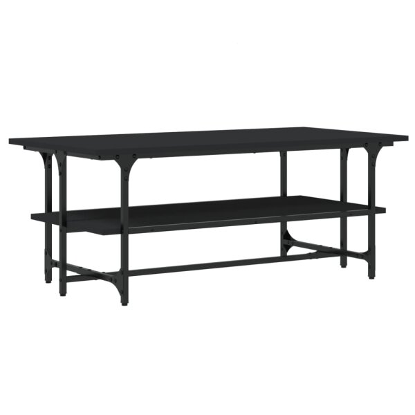 vidaXL Couchtisch Schwarz 100x50x40 cm Holzwerkstoff