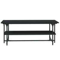 vidaXL Couchtisch Schwarz 100x50x40 cm Holzwerkstoff