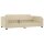 vidaXL Tagesbett Ausziehbar mit Schubladen Creme 80x200 cm Stoff