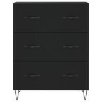 vidaXL Highboard Schwarz 69,5x34x180 cm Holzwerkstoff