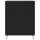 vidaXL Highboard Schwarz 69,5x34x180 cm Holzwerkstoff