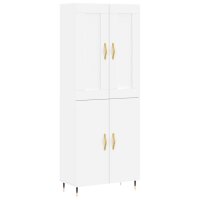 vidaXL Highboard Wei&szlig; 69,5x34x180 cm Holzwerkstoff