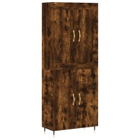 vidaXL Highboard Räuchereiche 69,5x34x180 cm...