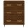 vidaXL Highboard Braun Eichen-Optik 69,5x34x180 cm Holzwerkstoff