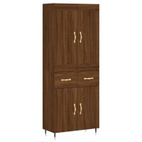 vidaXL Highboard Braun Eichen-Optik 69,5x34x180 cm...