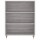 vidaXL Highboard Grau Sonoma 69,5x34x180 cm Holzwerkstoff