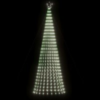 vidaXL Weihnachtsbaum Kegelform 688 LEDs Kaltweiß 300 cm