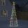 vidaXL LED-Weihnachtsbaum mit Erdspie&szlig;en 570 LEDs Mehrfarbig 300 cm