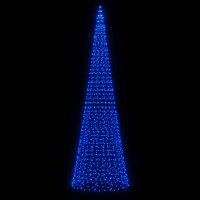 vidaXL LED-Weihnachtsbaum für Fahnenmast 1534 LEDs Blau 500 cm