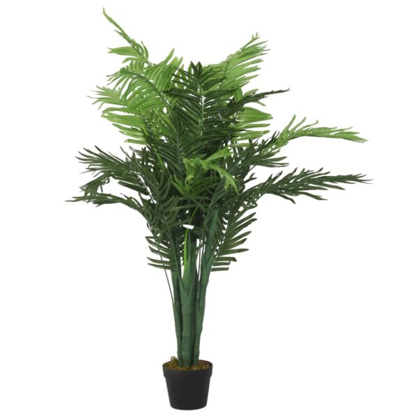 vidaXL Palme K&uuml;nstlich 28 Bl&auml;tter 120 cm Gr&uuml;n