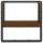 vidaXL Wandregal mit Stange Braun Eichen-Optik 30x25x30 cm