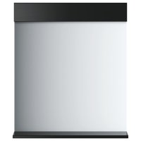 vidaXL Badspiegel mit Ablage BERG Schwarz 60x12x70 cm...