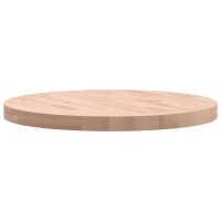 vidaXL Tischplatte &Oslash;60x4 cm Rund Massivholz Buche