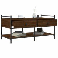 vidaXL Couchtisch Braun Eichen-Optik 99x50x50 cm Holzwerkstoff