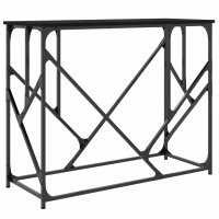 vidaXL Konsolentisch Schwarz 100x40x80 cm Holzwerkstoff