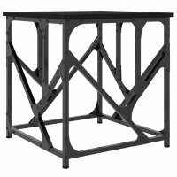 vidaXL Couchtisch Schwarz 45x45x47,5 cm Holzwerkstoff