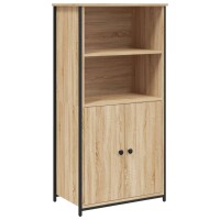 vidaXL Highboard Sonoma-Eiche 62x36x121,5 cm Holzwerkstoff