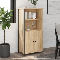 vidaXL Highboard Sonoma-Eiche 62x36x121,5 cm Holzwerkstoff