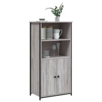 vidaXL Highboard Grau Sonoma 62x36x121,5 cm Holzwerkstoff