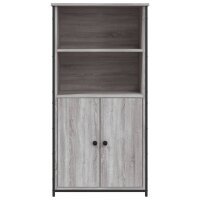 vidaXL Highboard Grau Sonoma 62x36x121,5 cm Holzwerkstoff