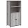 vidaXL Highboard Grau Sonoma 62x36x121,5 cm Holzwerkstoff