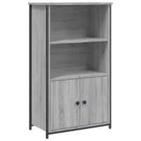 vidaXL Highboard Grau Sonoma 62x32x103,5 cm Holzwerkstoff