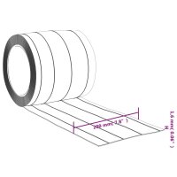 vidaXL T&uuml;rvorhang Transparent 200x1,6 mm 25 m PVC