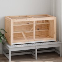 vidaXL Hamsterk&auml;fig 104x52x54 cm Massivholz Tanne