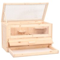 vidaXL Hamsterk&auml;fig 60x30x35 cm Massivholz Tanne