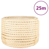 vidaXL Seil 100% Sisal 20 mm 25 m