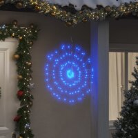 vidaXL Weihnachtsbeleuchtungen Feuerwerk 4 Stk. 140 LEDs Blau 17cm
