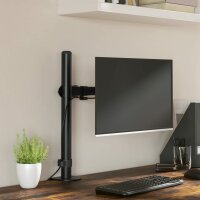 vidaXL Monitorhalterung Schwarz Stahl VESA 75/100 mm