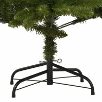 vidaXL K&uuml;nstlicher Weihnachtsbaum Klappbar mit St&auml;nder Gr&uuml;n 150 cm