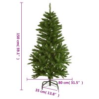 vidaXL K&uuml;nstlicher Weihnachtsbaum Klappbar mit St&auml;nder Gr&uuml;n 150 cm