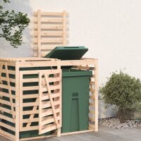 vidaXL Erweiterung für Mülltonnenbox Massivholz Kiefer