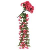 vidaXL K&uuml;nstliche Blumengirlanden 3 Stk. Rose 85 cm