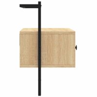 vidaXL TV-Wandschrank Sonoma-Eiche 60,5x30x51 cm Holzwerkstoff