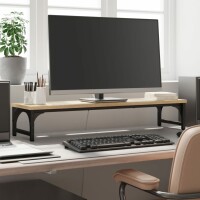 vidaXL Monitorständer Sonoma-Eiche 85x23x15,5 cm...