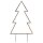 vidaXL Weihnachtsbaum mit Erdspie&szlig;en und 80 LEDs 60 cm