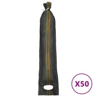 vidaXL Sandsäcke 50 Stk. Dunkelgrün 103x25 cm HDPE