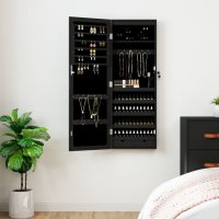 vidaXL Spiegel-Schmuckschrank mit LED-Beleuchtung...