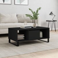 vidaXL Couchtisch Schwarz 90x50x36,5 cm Holzwerkstoff