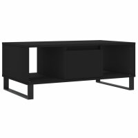 vidaXL Couchtisch Schwarz 90x50x36,5 cm Holzwerkstoff